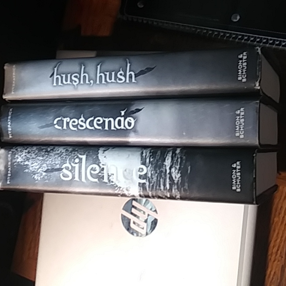 Hush trilogy: hush hush, crescendo, and silence by Becca Fitzpatrick